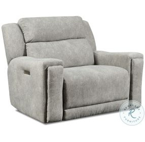 The Boss Rockport Steel Power Recliner with Power Headrest and Lumbar