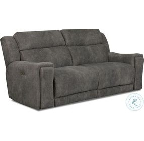 The Boss Rockport Granite Power Reclining Living Room Set with Power Headrest and Lumbar