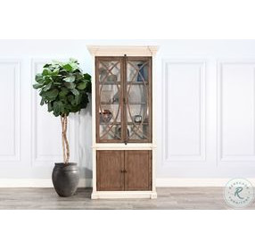 Majestic Manor White 6 Shelf Pier