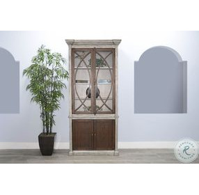 Hillside Hearth Gray 6 Shelf Pier