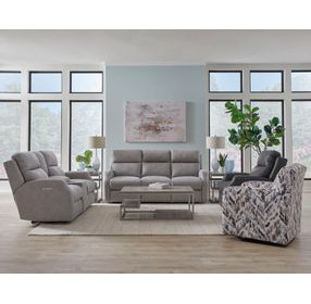 Kendall Telluride Stone 85" Triple Power Reclining Sofa with USB Charging