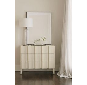 East Hampton Cerused Linen 40" Hall Chest