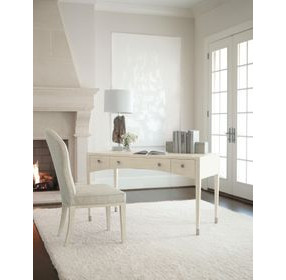 East Hampton Muted Gray Upholstered Side Chair Set of 2