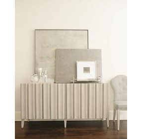 East Hampton Cerused Linen TV Stand