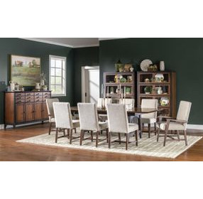 Fenmore Beige Upholstered Side Chair Set of 2