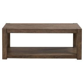 Broadmore Cobblestone Brown Rectangular Occasional Table Set