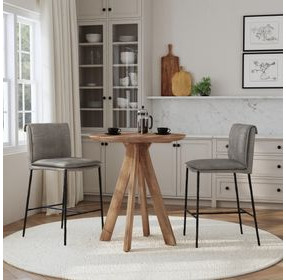 Rodrigo Hickory Brown 32" Round Counter Height Table