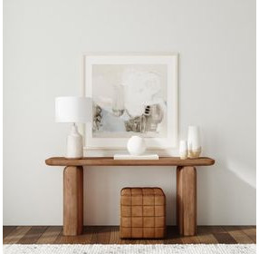 Chloe Hickory Brown Rectangular Console Table