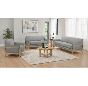 Vaughn Gray Upholstered Lounge Chair