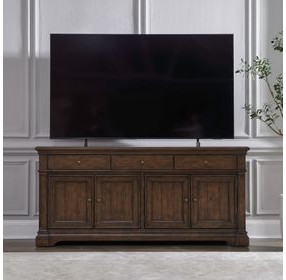 Arden Road Satin Cherry 74" TV Stand