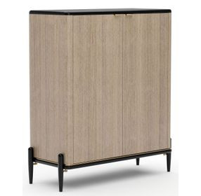 Madera Chocolate Koto Matte and Modern Walnut 2 Door Accent Chest