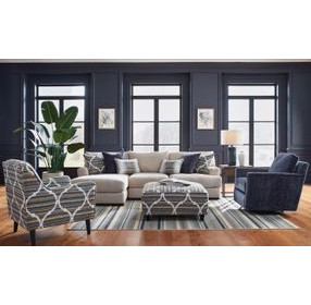 Nathan Porcelain RAF Chaise Sectional