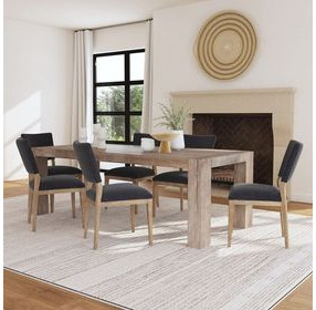 Phillip Gray Upholstered Dining Chair Set of 2