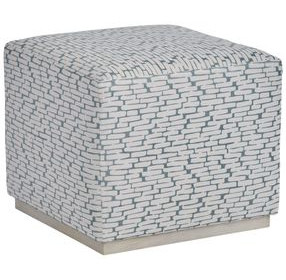 Colby Gray Upholstered Ottoman