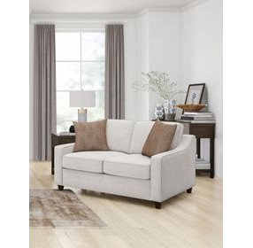 Christine Beige 63" Loveseat