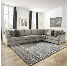 Bovarian Stone 4 Piece Sectional with LAF Loveseat