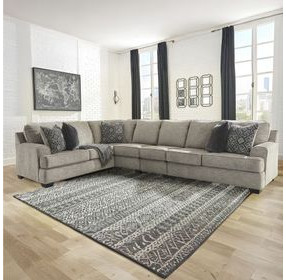 Bovarian Stone 4 Piece Sectional with RAF Loveseat
