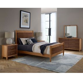 Nordhaven Two Tone Brown Queen Poster Bed