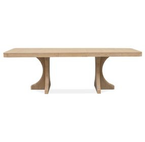 Somerset Butternut Extendable Rectangular Dining Room Set