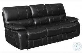 Willemse Black Reclining Sofa