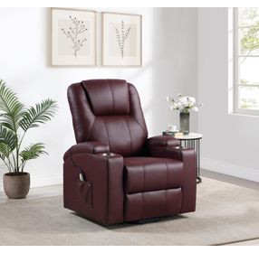 Armstrong Wine Power Lift Massage Recliner
