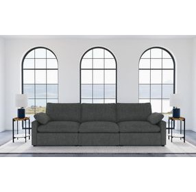 Collins Dark Gray Modular 124" Power Reclining Sofa