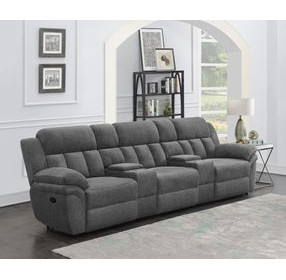 Bahrain Charcoal Reclining 3 Seater Home Theater