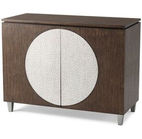 Isola Charteris and White 2 Door Accent Cabinet