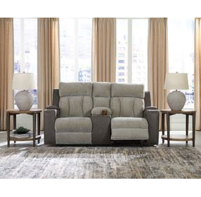 Point Clear Sisal 76" Power Reclining Loveseat with USB Charging