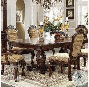 Chateau De Ville Espresso Extendable Rectangular Dining Table