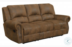 Sir Rawlinson Buckskin Brown Reclining Sofa