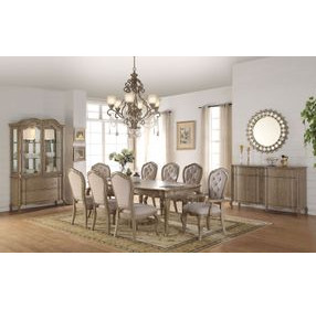 Chelmsford Antique Taupe 94" Extendable Rectangular Dining Table