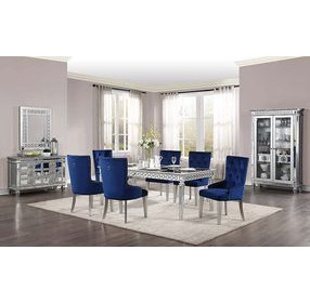 Varian Antique Platinum 6 Drawer Server