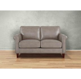 Lachlan Stone Leather 60" Loveseat