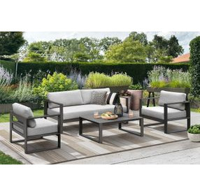 Navarro Outdoor Seating Mocha 2 Piece Outdoor Conversation Set