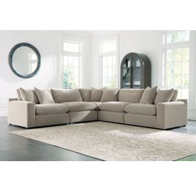 Maxton Heights Pebble 5 Piece Modular Sectional