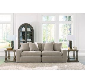 Maxton Heights Pebble 2 Piece Modular Sectional Sofa