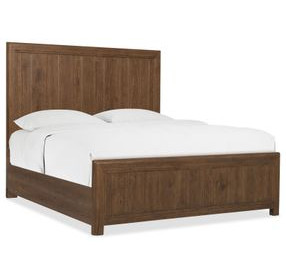 Driftwood Medium Brown Queen Panel Bed