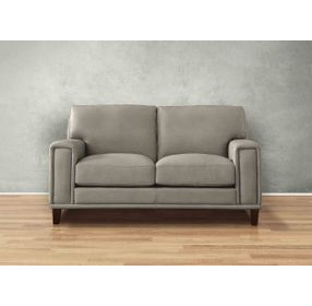 Halwyn Stone Leather 65" Loveseat