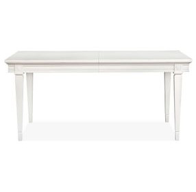 Willowbrook Egg Shell White Extendable Rectangular Dining Room Set
