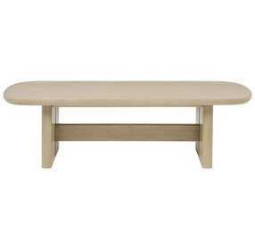 Kailani Beige Oak Rectangular Occasional Table Set