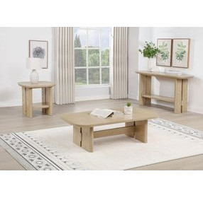 Kailani Beige Oak Rectangular Coffee Table