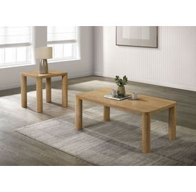 Castlewood Washed Oak Square End Table