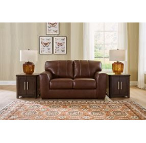 Creazzo Canyon Leather 70" Loveseat