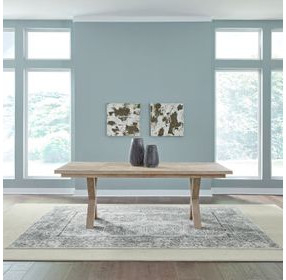 Brentwood Sandstone 102" Extendable Rectangular Dining Room Set