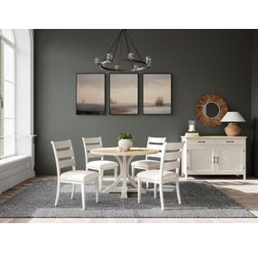 Glenndale Aged White and Wheat 2 Door Buffet
