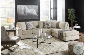 Decelle Putty RAF Corner Chaise Sectional