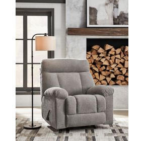 Tattnall Smoke Performance Fabric Rocker Recliner