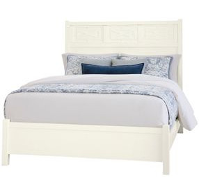 Tide And Timber White Maple Fretwork Panel Bedroom Set