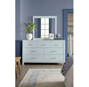 Tide And Timber Blue Maple 7 Drawer Dresser